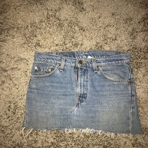 Urban outfitters Levi redone denim skirt